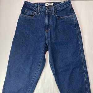 Monet Skateboards Drawstring Baggy Denim Carpenter Jeans Size 28 x 27 Zip Fly.